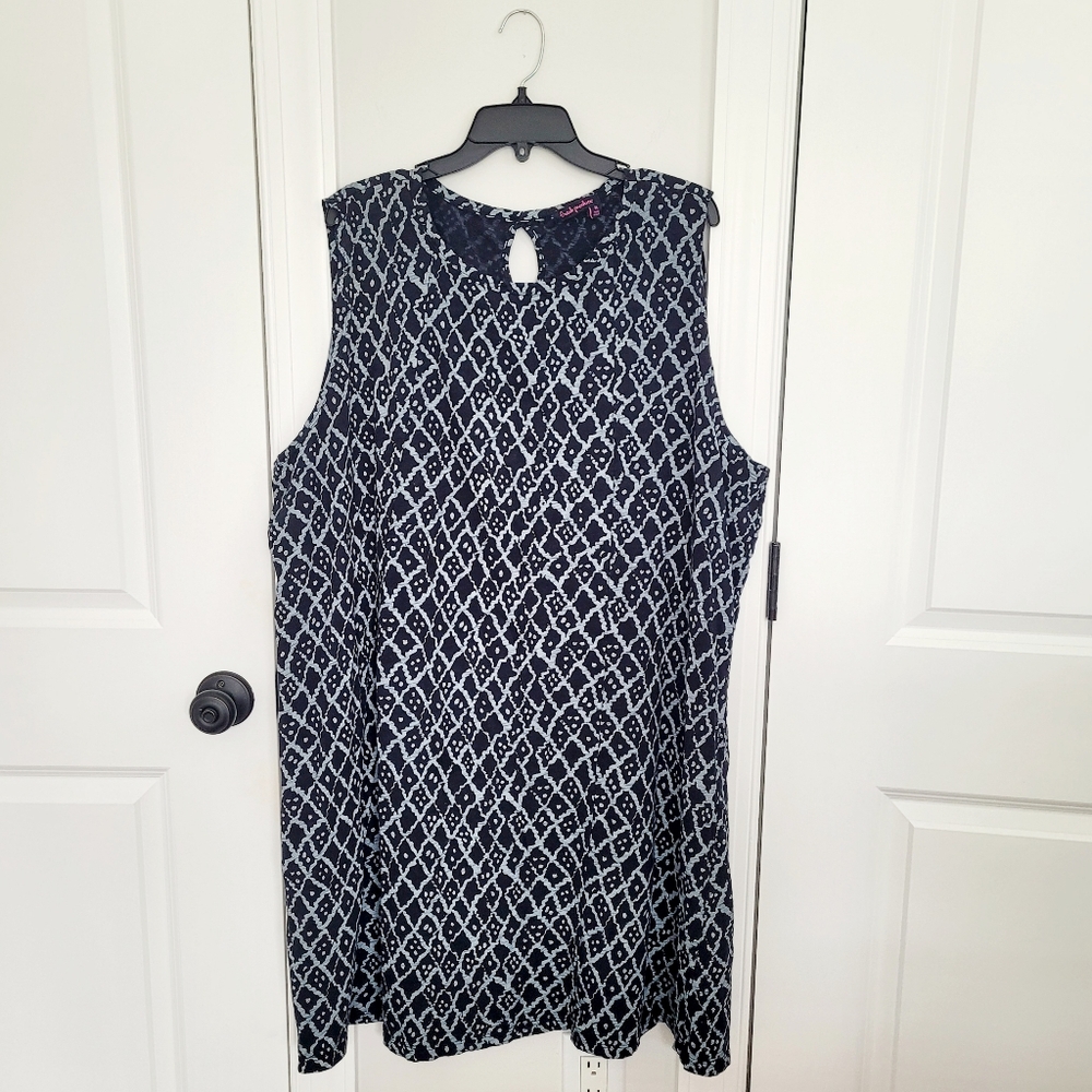 Fresh Produce Destination Impromptu Tank Dress Comfy Keyhole Party Spring Summer - Picture 2 of 7